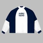 Black and White Angry Hoodie