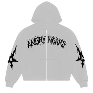 Angry White Hoodie and Joggers